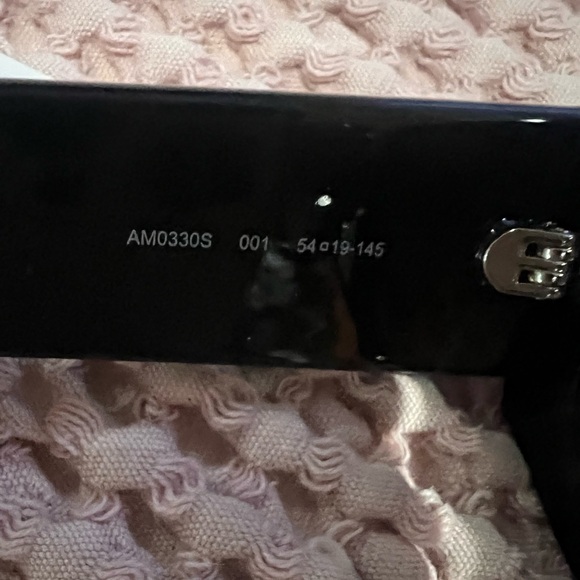 Alexander McQueen Graffiti Bold Black Sunglasses - Picture 6 of 7